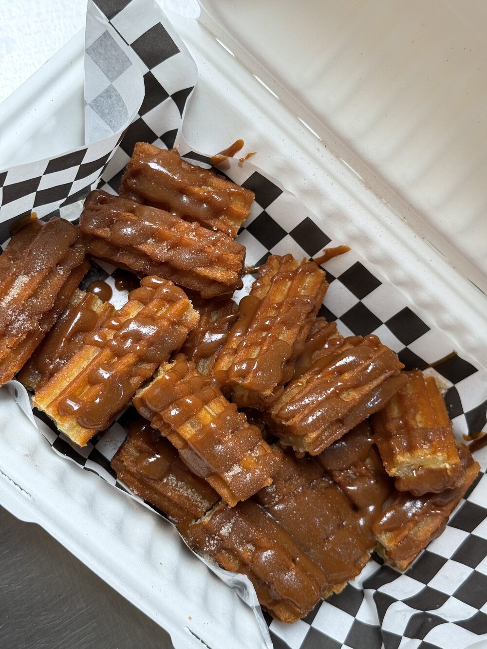 Churros dusted in cinnamon sugar